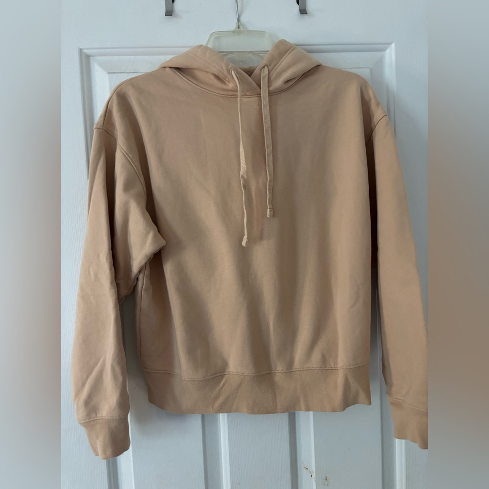 High-quality athletic Tan hoodie